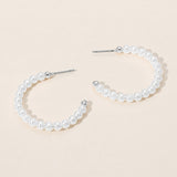 Pearl Hoop Earrings