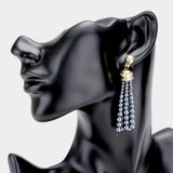 Pearl Tassel Earrings