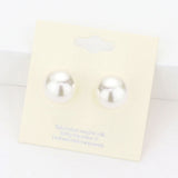 14mm Pearl stud earrings