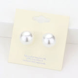 14mm Pearl stud earrings