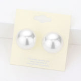 20mm Pearl stud earrings