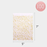 100PCS - Patterned Paper Gift Bag Set