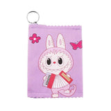 12PCS - Monster Bunny Character Mini Coin Pouch Keychain Bags