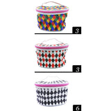 12PCS - Diamond Patterned Cosmetic Pouch Bags