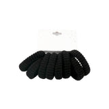 12 SET OF 8 - Textured Elastic Hairband Set
