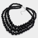 Pearl Layered Chunky Necklace