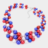3Row Strand Pearl Necklace