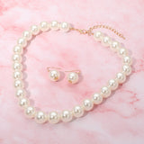 Classic Pearl Beaded Necklace