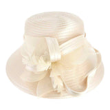 Mesh Bow Dressy Hat