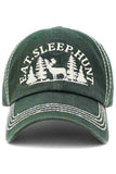 Eat Sleep Hunt Vintage Baseball Cap
