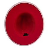 Belt Band Pointed Fedora Hat