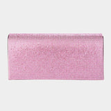 Bling Solid Evening Clutch Crossbody Bag