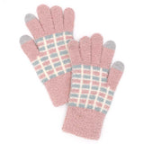 Cozy Colorblocked Smart Touch Gloves