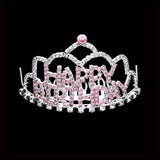 Crystal Rhinestone Happy Birthday Mini Party Tiara