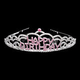 Crystal Rhinestone Happy Birthday Party Tiara