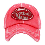 Football Mama Vintage Baseball Cap