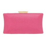 Glittered Rectangle Evening Clutch Crossbody Bag