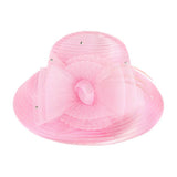 Mesh Bow Dressy Hat