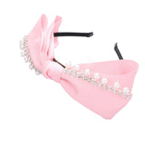 Pearl Stone Embellished Bow Headband