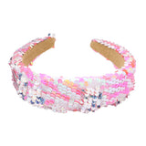 Reversible Hologram Sequin Headband
