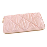 Shiny Faux Leather Padded Wallet with Wristlet