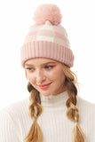 Buffalo Check Beanie with Pom Pom
