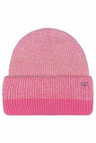 C.C Two Tone Heather Stripe Cuff Beanie Winter Hat