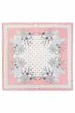 Daisy and Dot Pattern Print Bandana Scarf