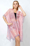 Ethnic Pattern Print Kimono