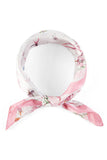 Floral with Dragonfly Print Bandana Scarf