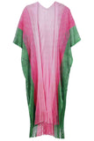 Two Tone Lurex Kimono
