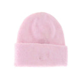 BABY Soft Ribbed Leather Patch C.C. Beanie