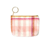 Plaid Check Coin Card Purse