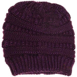 Metallic Beanie Tail C.C Beanie