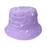 Pearl Embellished Bucket Hat
