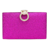 Shimmery Evening Clutch Crossbody Bag