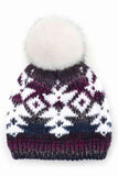 C.C Multi Yarn Aztec Beanie Hat