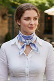 Elegant Big Flower Pattern Print Bandana Scarf
