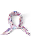 Floral Pattern Print Bandana Summer Light Weight Scarf