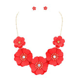 Bloom Flower Link Necklace