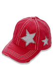C.C GLITTER STAR BASEBALL PONYCAP