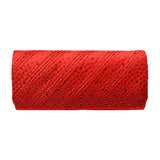Diagonal Line Detailed Bling Evening Clutch Crossbody Bag