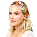 Flower Patterned Twisted Headband
