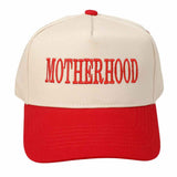 MOTHERHOOD Message Embroidered Baseball Cap