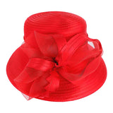 Mesh Bow Dressy Hat