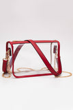 Women's Clear Rectangle Stadium Concert Crossbody Bag
