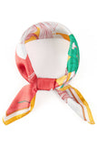 Big Floral Pattern Print Bandana Scarf
