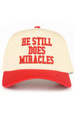 C.C HE STILL DOES MIRACLES Letter Two Tone Trucker Hat