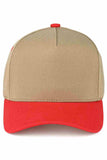 C.C Two Tone Cotton Plain Trucker Cap