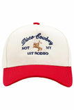 DISCO COWBOY Embroidered Letter on Two Tone Baseball Cap